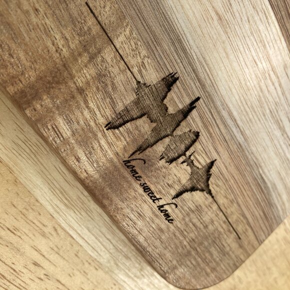 Home Sweet Home Soundwave Cutting Board - Picture 3 of 6